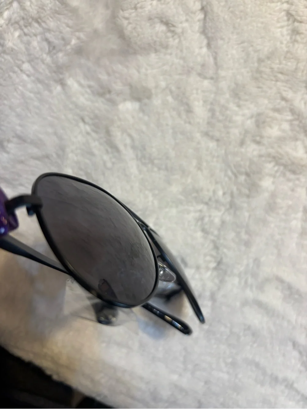 NEW Classic Aviator Sunglasses in Black with Smoke Lenses NWOT